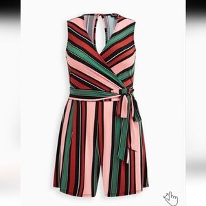 Torrid Romper Studio knit surplus romper, 3x